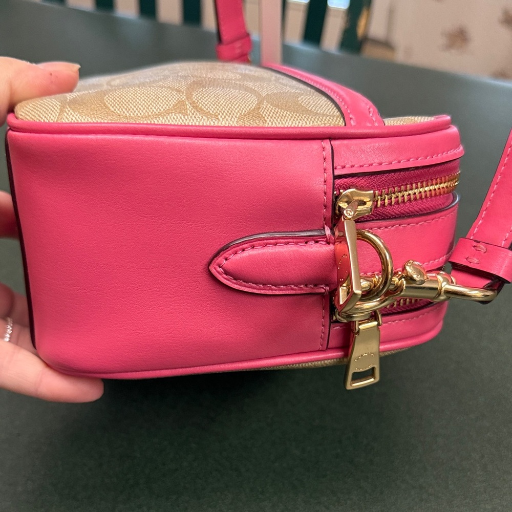 Coach Beige and Pink Crossbody Bag - Picture 5 of 13